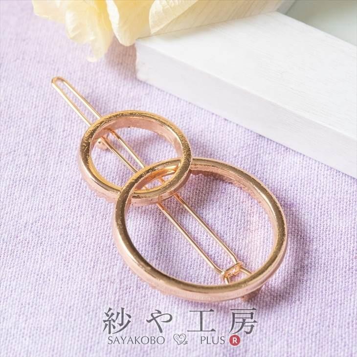 ヘア金具 レジン空枠 バレッタ ダブルリング ゴールド 46 5mm 1個 1ヶ 手芸用品 ハンドメイド材料 手作り資材 素材 部品 約4 7cm Ap 紗や工房 Yahoo 店 通販 Yahoo ショッピング