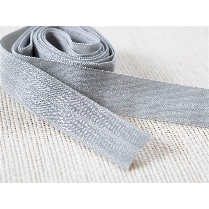 ストレッチリボン グレー 幅約16mm 約100cm 手芸用品 洋裁材料 服飾資材 手作り小物 包装資材 雑貨 素材 部品 Diy ヘアタイ Ap 紗や工房 Yahoo 店 通販 Yahoo ショッピング