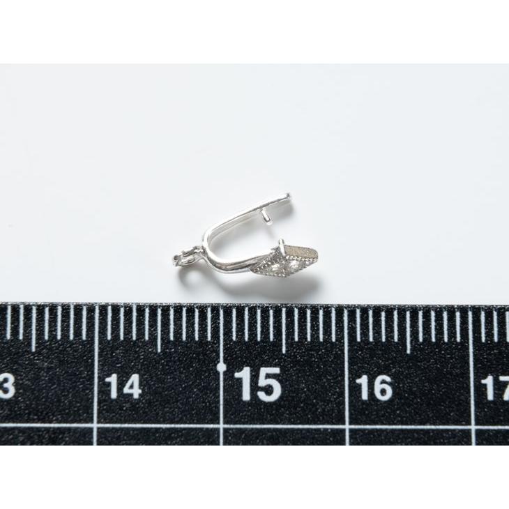 Aカン シルバー925 ストーン付き ひし形 シルバー 12mm 1個 1ヶ