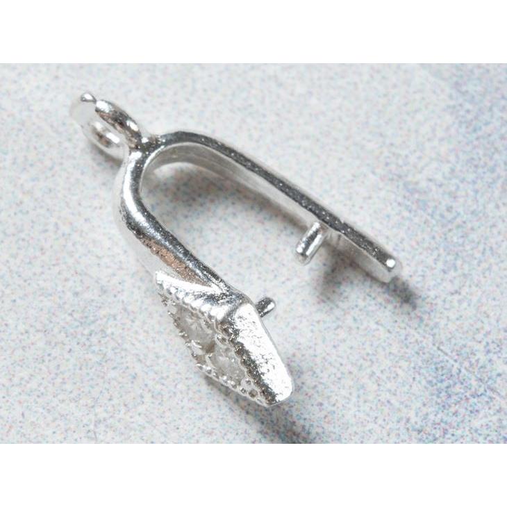 Aカン シルバー925 ストーン付き ひし形 シルバー 12mm 1個 1ヶ