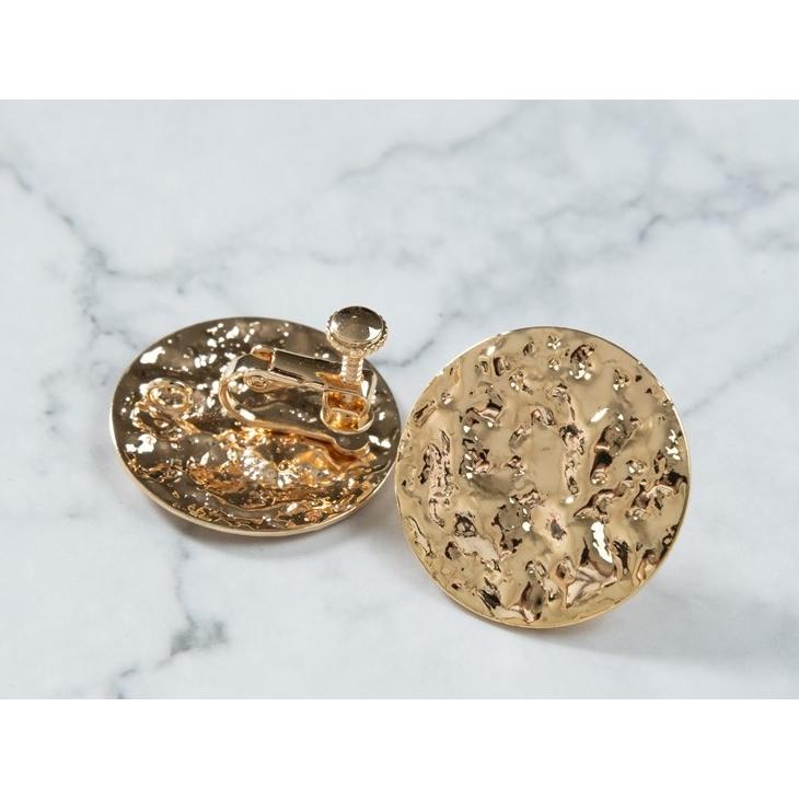 イヤリング パーツ ニッケルフリー 金属アレルギー対応 1ペア 凸凹