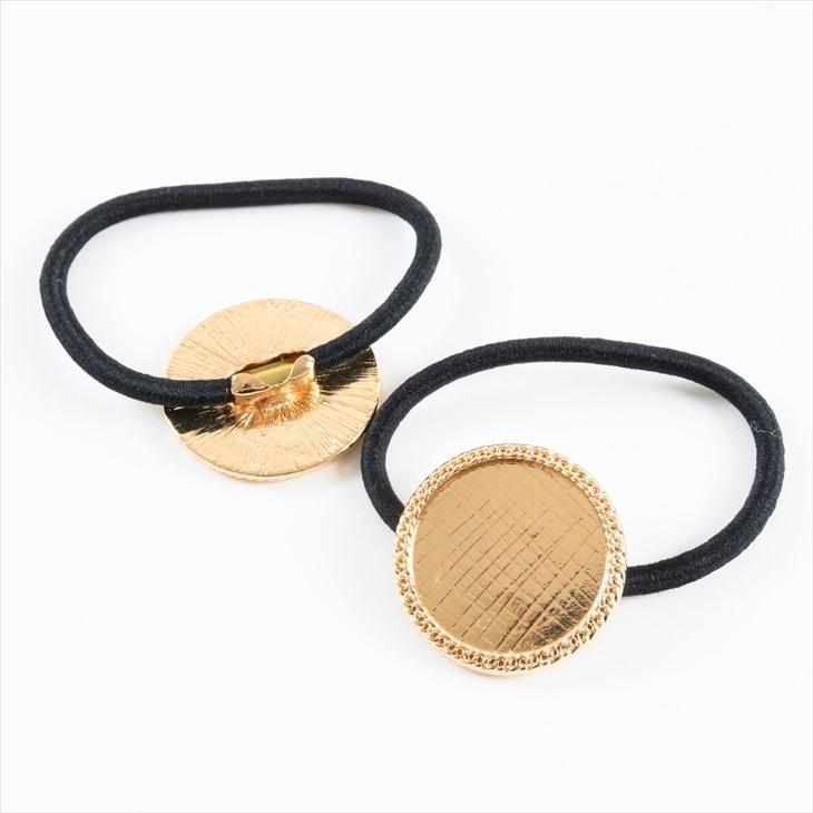 紗や工房 ヘアゴム ニッケルフリー 変退色防止加工 金属アレルギー対応