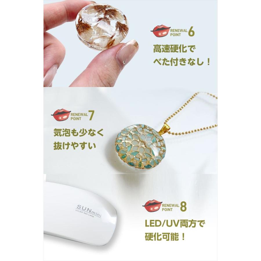 紗や工房 レジン液 高粘度 ぷくっとレジン 100g 盛り専用 レジン LED