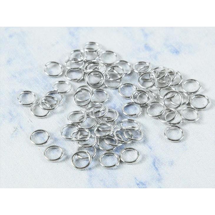 丸カン ニッケルフリー 変退色防止加工済み シルバー 直径5mm 線径約0.7mm 60個 60ヶ アレルギー対応 アクセサリーパーツ パーツ 問屋|ysayakobo|05