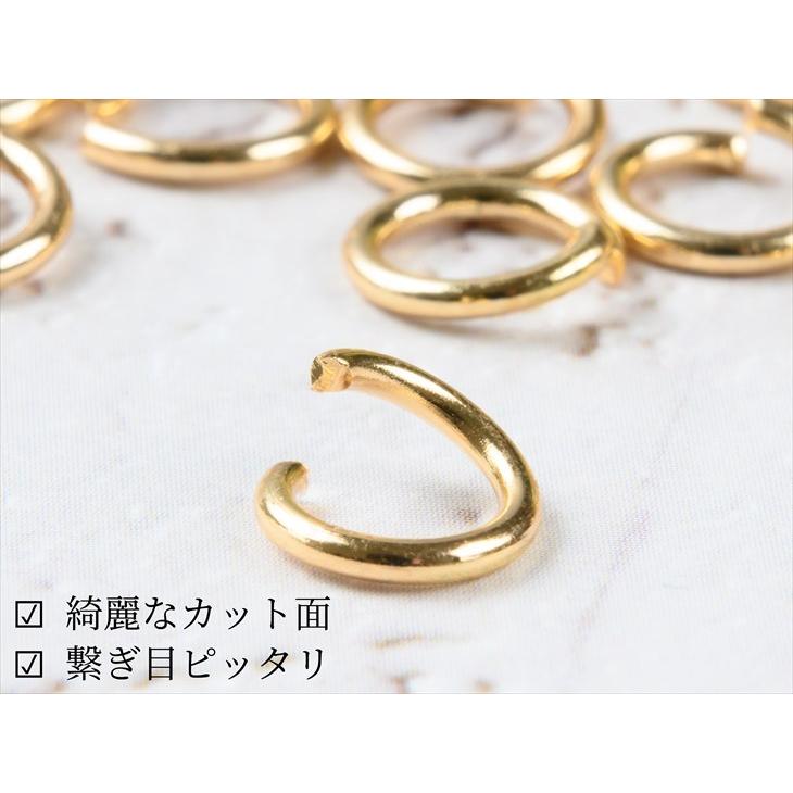 紗や工房 丸カン ステンレス SUS304 アクセサリー パーツ ゴールド 直径8mm 線径約1.2mm 約30個前後 金属アレルギー対応 ...