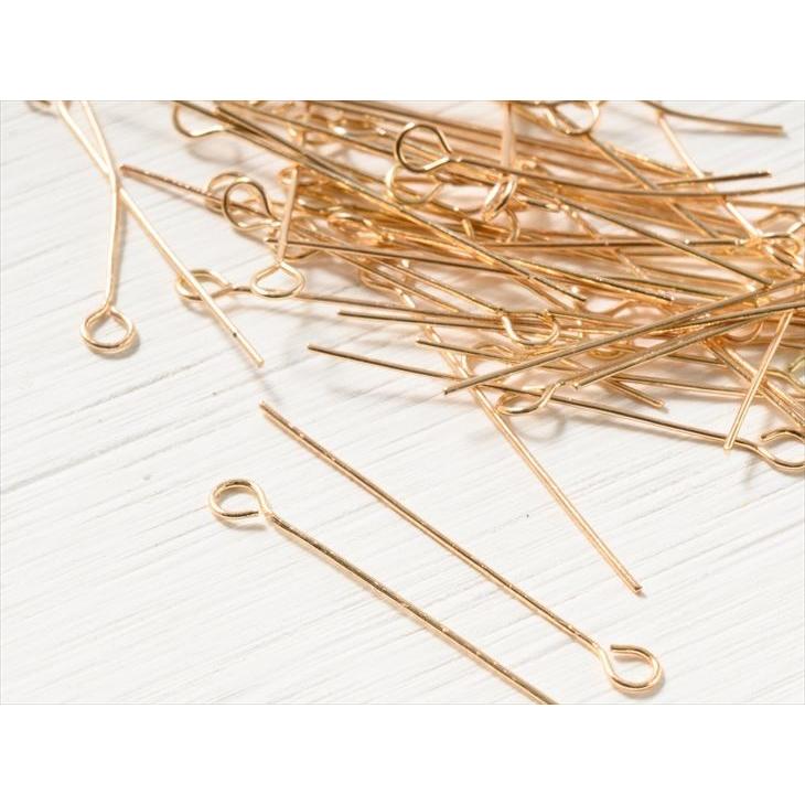 9ピン（ゴールド）30mm 約30g（約250本程度） 紗や工房 9ピン ステンレス SUS304 アクセサリー パーツ ゴールド 30mm