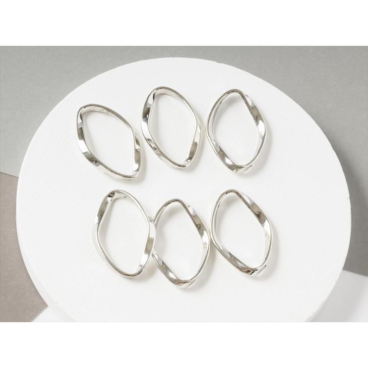 空枠 レジン 型 ニッケルフリー ツイスト 小 アクセサリー