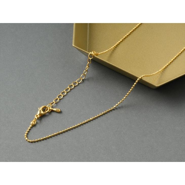 ネックレスチェーン ボールチェーン アクセサリー パーツ ゴールド