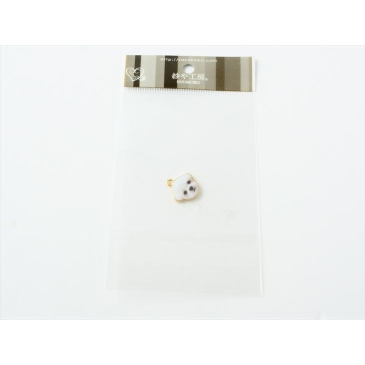 チャーム 犬 マルチーズ 動物 アクセサリー パーツ ホワイト 16.5mm 1