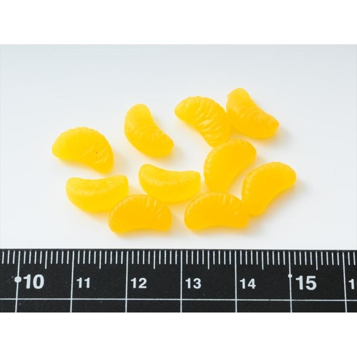 シェイカー封入 みかん アクセサリーパーツ パーツ オレンジ 7mm 10個