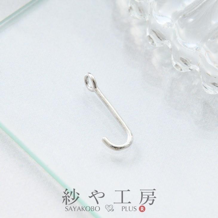 チャーム J アルファベット 華奢 アクセサリーパーツ パーツ シルバー 