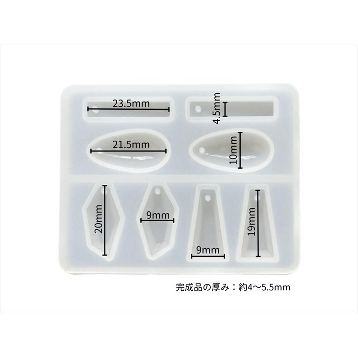 シリコンモールド 宝石 鉱石 ストーン 雫 レジン シリコン モールド