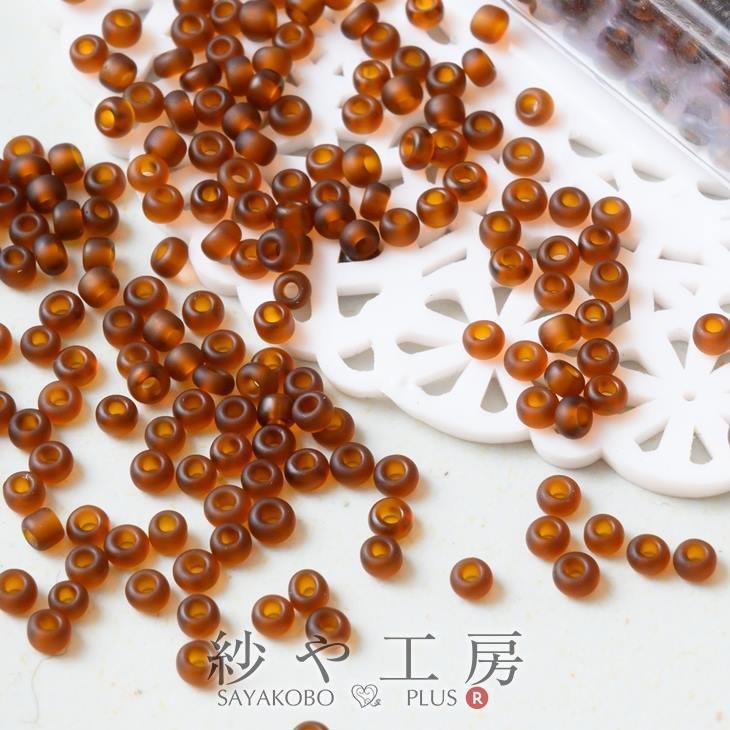 【専用】マットチョコブラウンのつぶつぶビーズ*ピアス ビーズ 丸小ビーズ col.M24 マットブラウン 2mm ブラウン 10g 約0.2cm