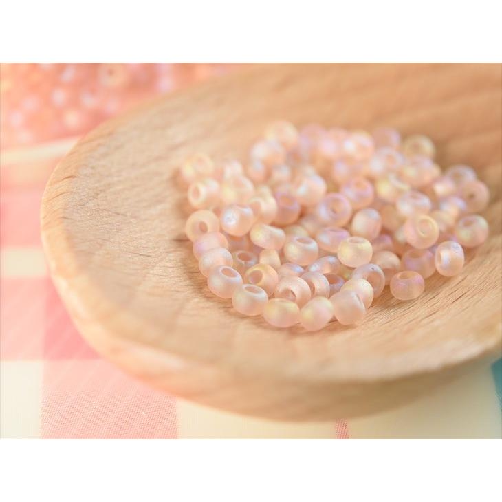 ビーズ 丸小ビーズ col.M539 マットパステルピンクミックス 2mm