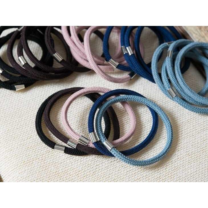 ヘアゴム 60mm 5個 5ケ シンプル カラーゴム リングゴム 手芸用品