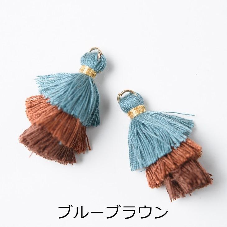 タッセル 3段タッセル 【選べる7種】 32mm 50個 50ヶ フリンジタッセル