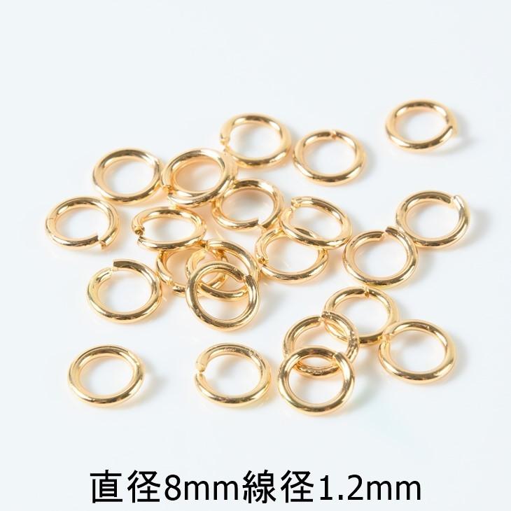 丸カン ニッケルフリー 変退色防止加工済み 【選べる11サイズ】 ゴールド アレルギー対応 マルカン アクセサリーパーツ 問屋|ysayakobo|12