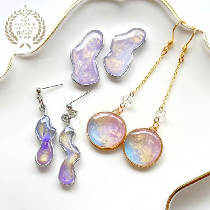 フラットワイヤー ゴールド シルバー レジン アクセサリーパーツ