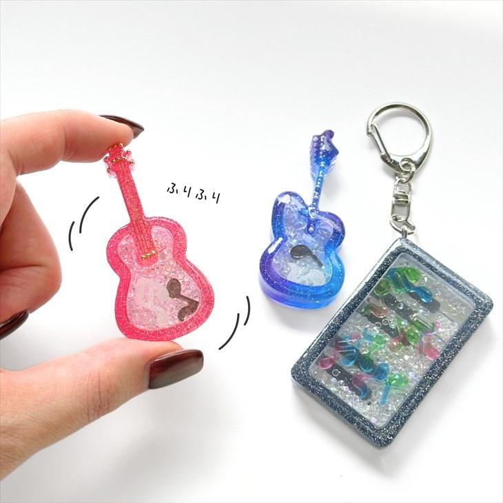 シリコンモールド シャカシャカ シェイカー 音符 楽器 ピアノ ギター