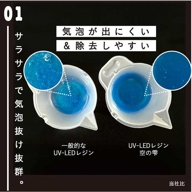 パジコ 空の雫 500g 1本 padico レジン液 透明 クリア レジン UV-LEDレジン 低粘度 黄変しにくい アクセサリー パーツ 問屋_2
