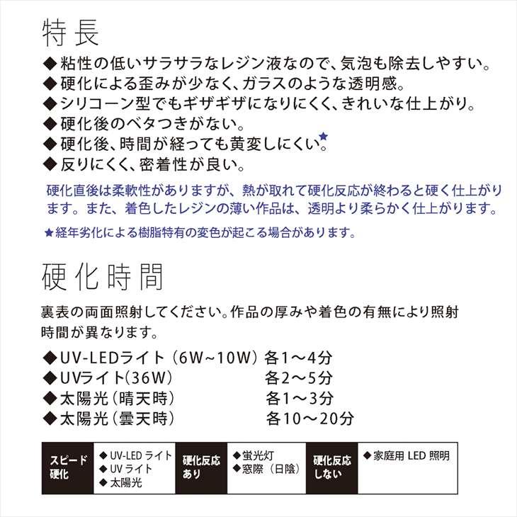 パジコ 空の雫 500g 1本 padico レジン液 透明 クリア レジン UV-LEDレジン 低粘度 黄変しにくい アクセサリー パーツ 問屋_9