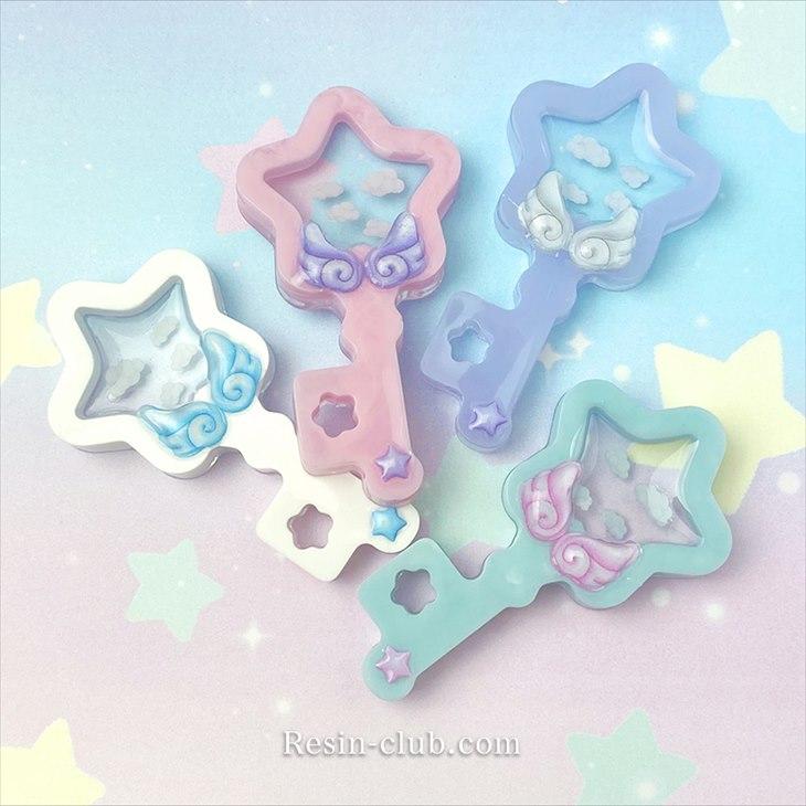 Resin club(レジンクラブ) 埋め込みレジンシール 天使の羽