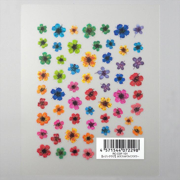 レジン　ハンドメイド　847 Resin club(レジンクラブ) 埋め込みレジンシール カラフルドライ