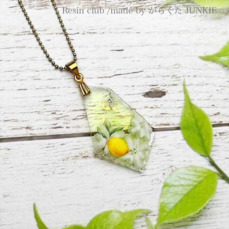 Resin club(レジンクラブ) 埋め込みレジンシール れもん アクセサリー 