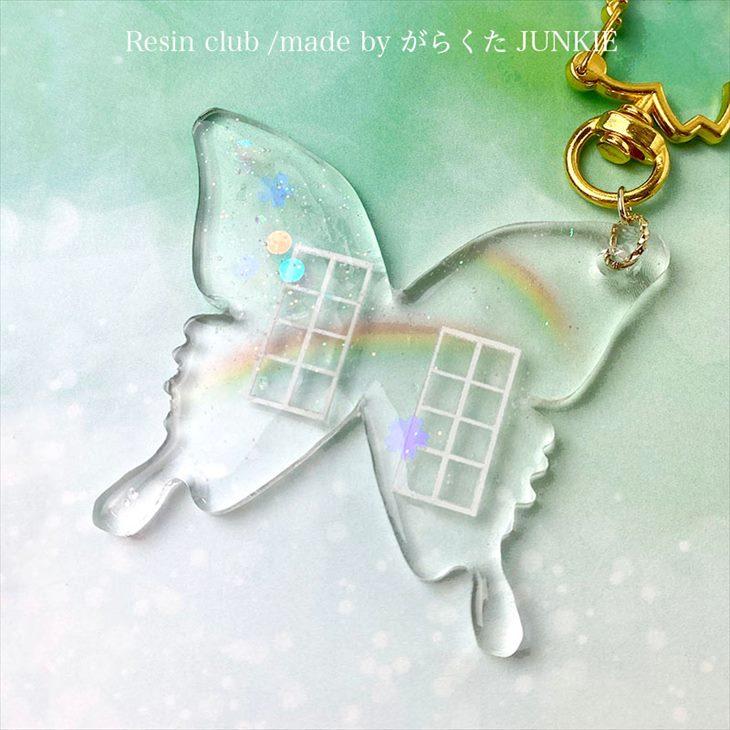 Resin club(レジンクラブ) 埋め込みレジンシール 窓フレーム ホワイト