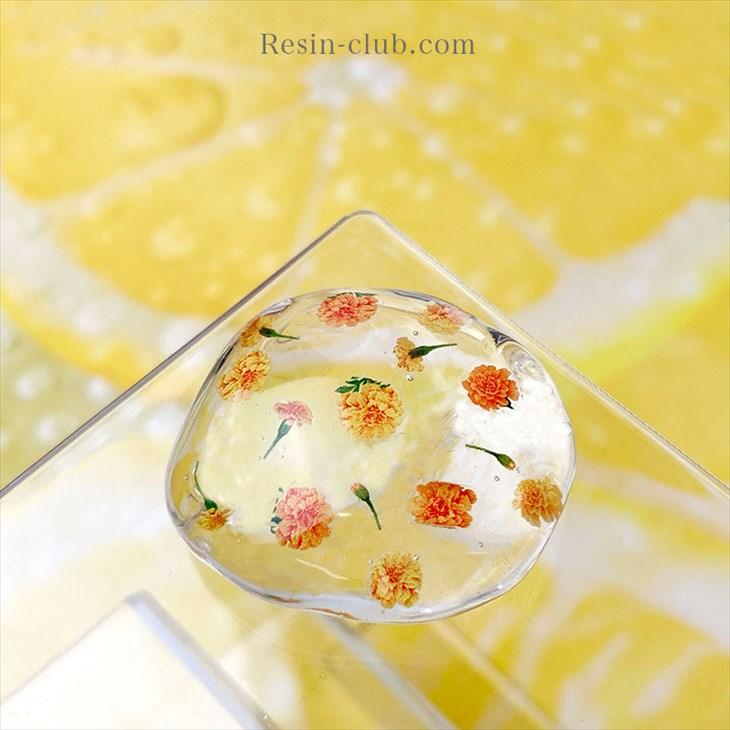 レジン屋おばさん専用 Resin club(レジンクラブ) 埋め込みレジンシール マリーゴールド