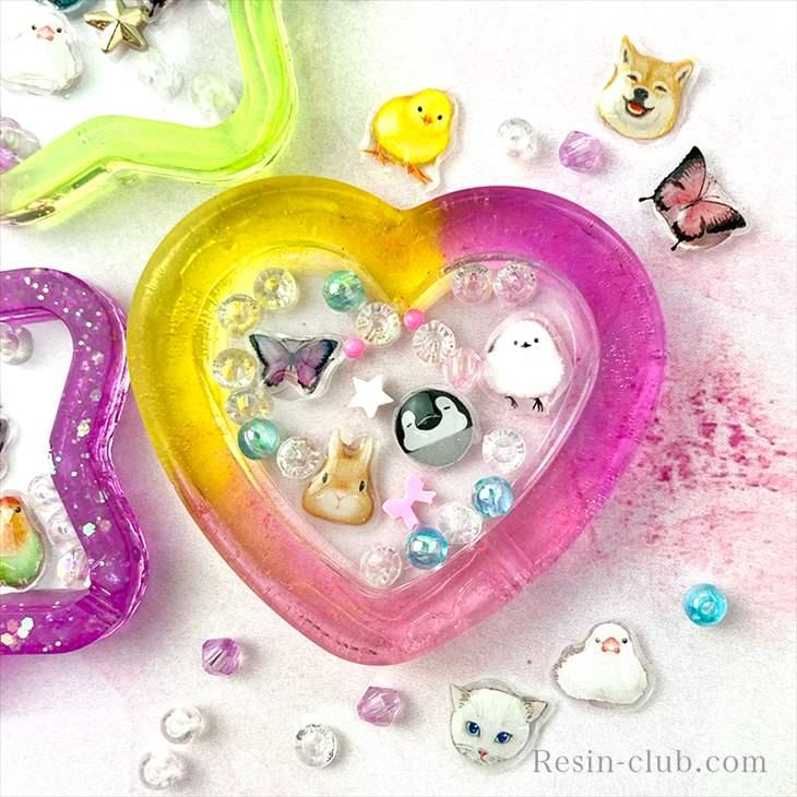 Resin club(レジンクラブ) 埋め込みレジンシール シャカシャカパーツ