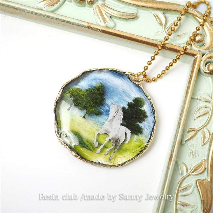 Resin club(レジンクラブ) 埋め込みレジンシール 新緑の木