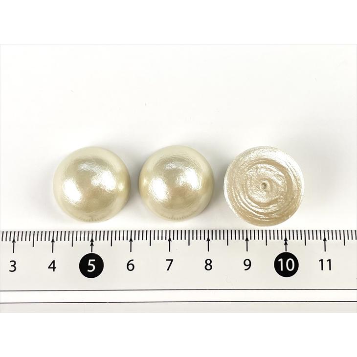 コットンパール 半球 半円 アクセサリー パーツ キスカ 20mm 30個 30ヶ