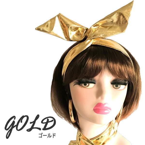 Belly danceゴールドフリンジヘアアクセサリー ヘアバンド メタリック ゴールド シルバー 金 銀 ワイヤー入り