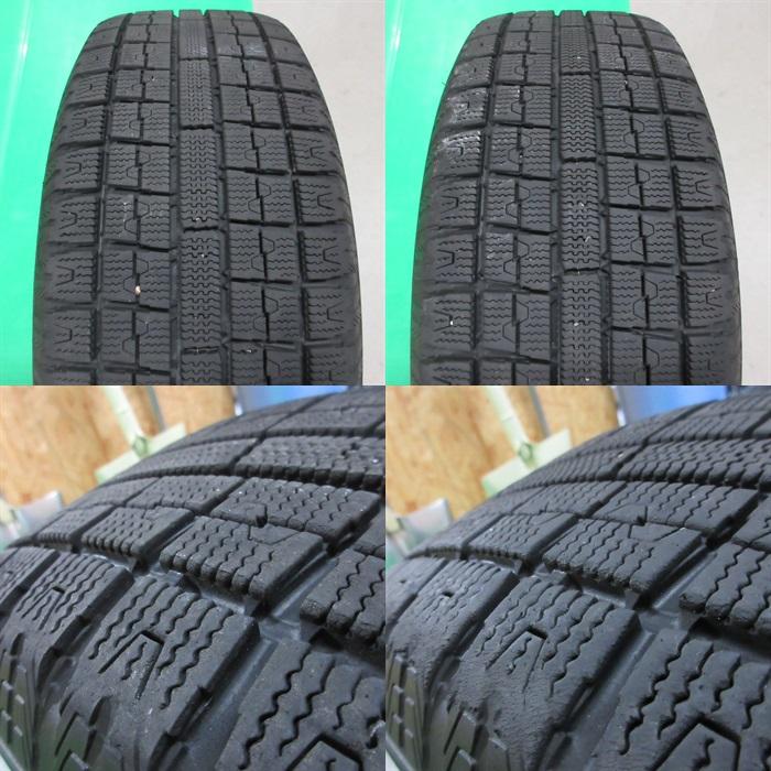 クラウン 215/60R16 冬用2019年バリ山スタッドレス 80%山 トーヨー