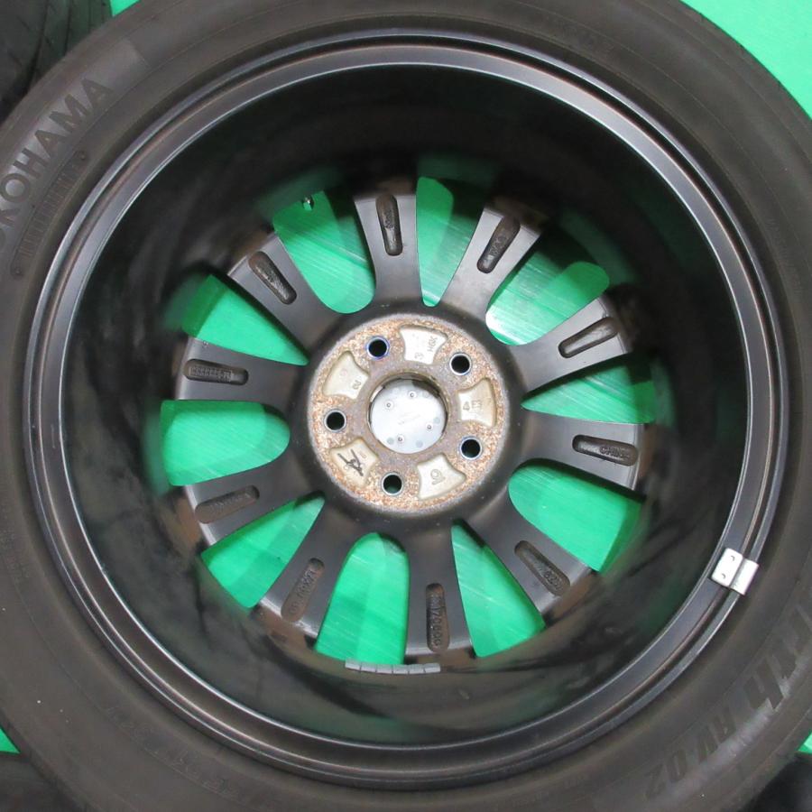 ステップワゴン純正 205/55R17 夏タイヤ 30%-45%山 ヨコハマ BluEarth RV-02 4本 5穴PCD114.3 6J +50 ストリーム ホンダ純正 中古新潟｜ysd01｜04