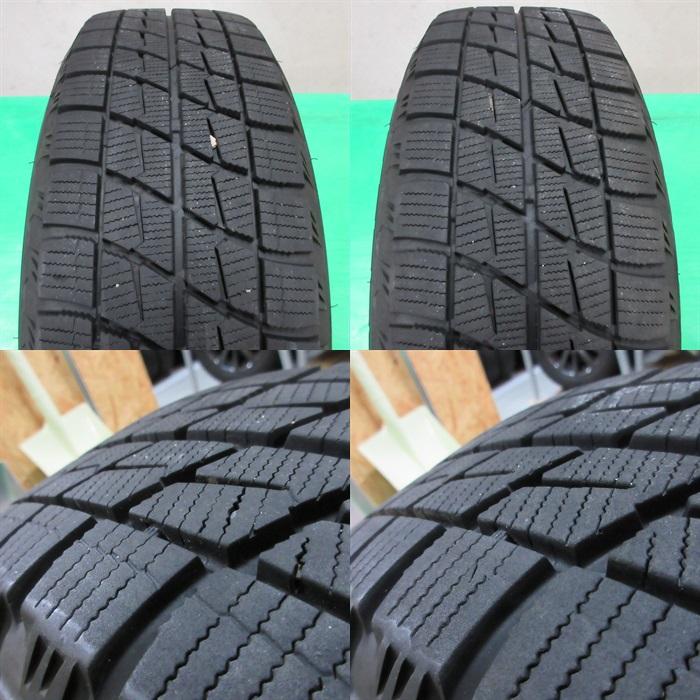 30系 プリウス純正 195/65R15 冬用バリ山スタッドレス 75%-80%山 4本 5穴PCD100 6J +45 カローラ プレミオ アリオン ウィッシュ 中古新潟｜ysd01｜09