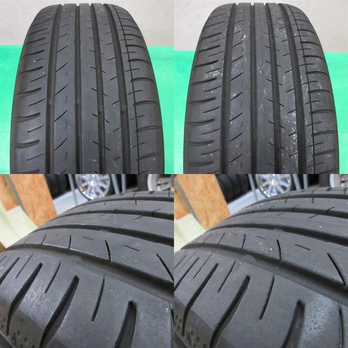 スバル レガシィ純正 205/60R16 2021年夏タイヤ 70%山 ヨコハマ BluEarth-GT AE51 4本 5穴PCD100 6.5J +48 エクシーガ 中古新潟｜ysd01｜10