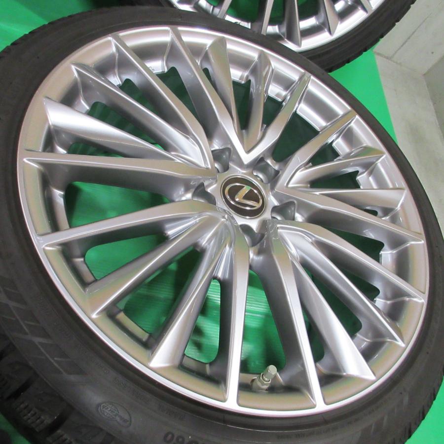 レクサス 30系 後期型 IS純正 235/40R19 冬用バリ山スタッドレス 85 