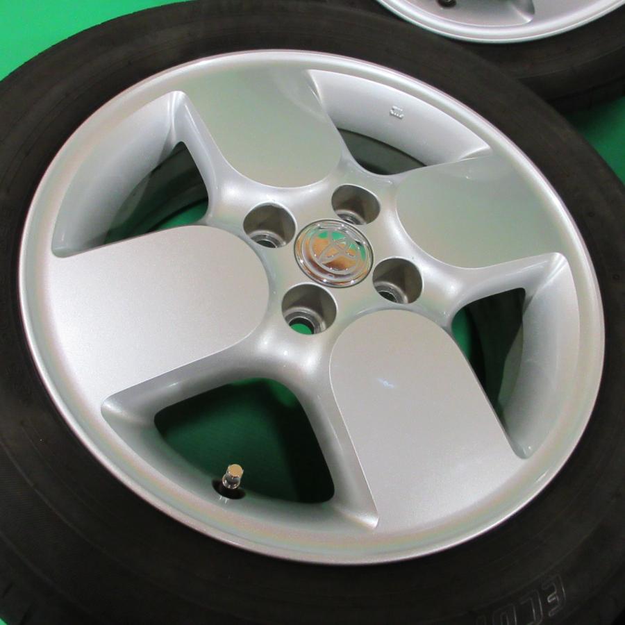 希少 トヨタ シエンタ純正 185/60R15 2021年夏タイヤ 60%-80%山 4本 4穴PCD100 5.5JJ +33 ポルテ シエンタ純正アルミホイール 中古新潟｜ysd01｜02