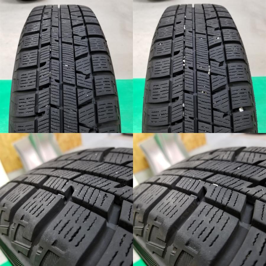ハスラー 165/60R15 バリ山スタッドレス 75%-85%山 YOKOHAMA iceGUARD  