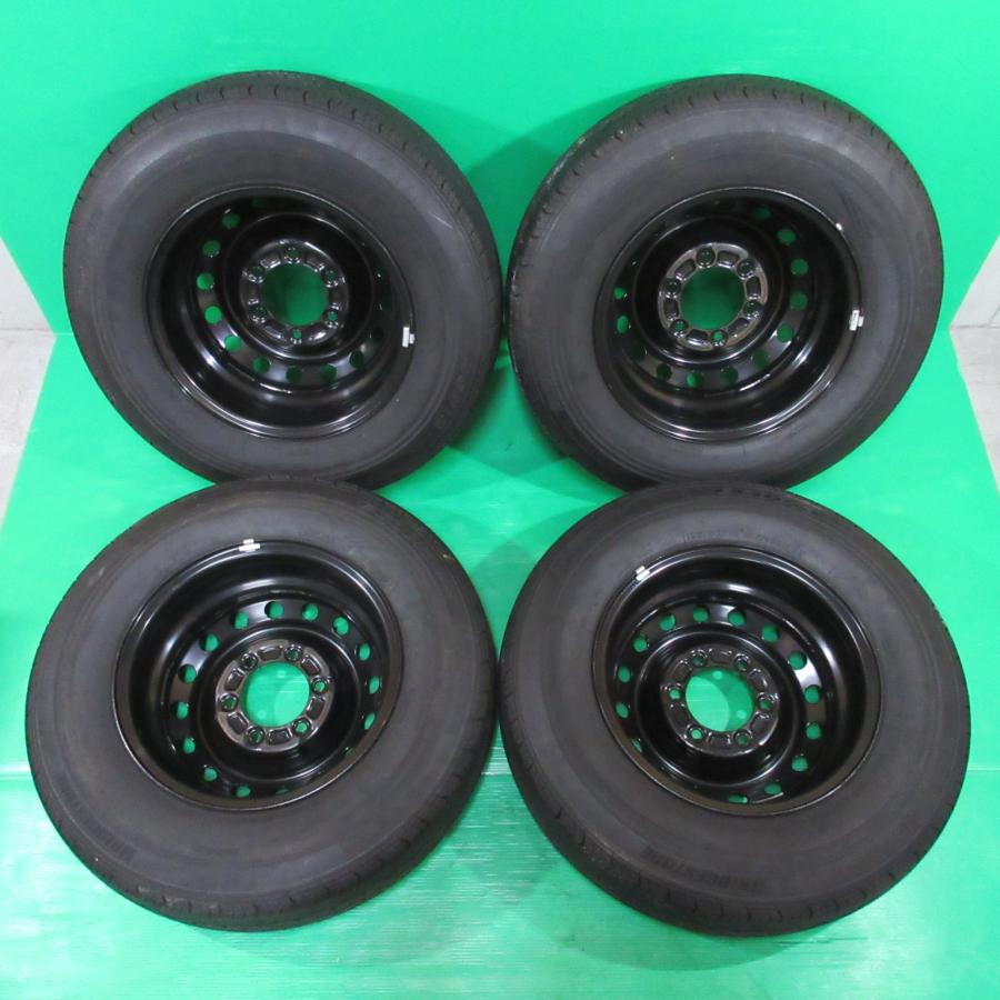 極上 200系 ハイエース純正 195/80R15 107/105N LT 2023年超バリ山夏  