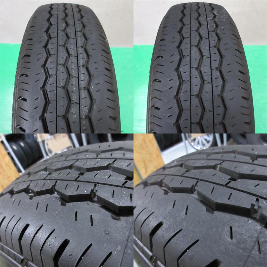 極上 200系 ハイエース純正 195/80R15 107/105N LT 2023年超バリ山夏  