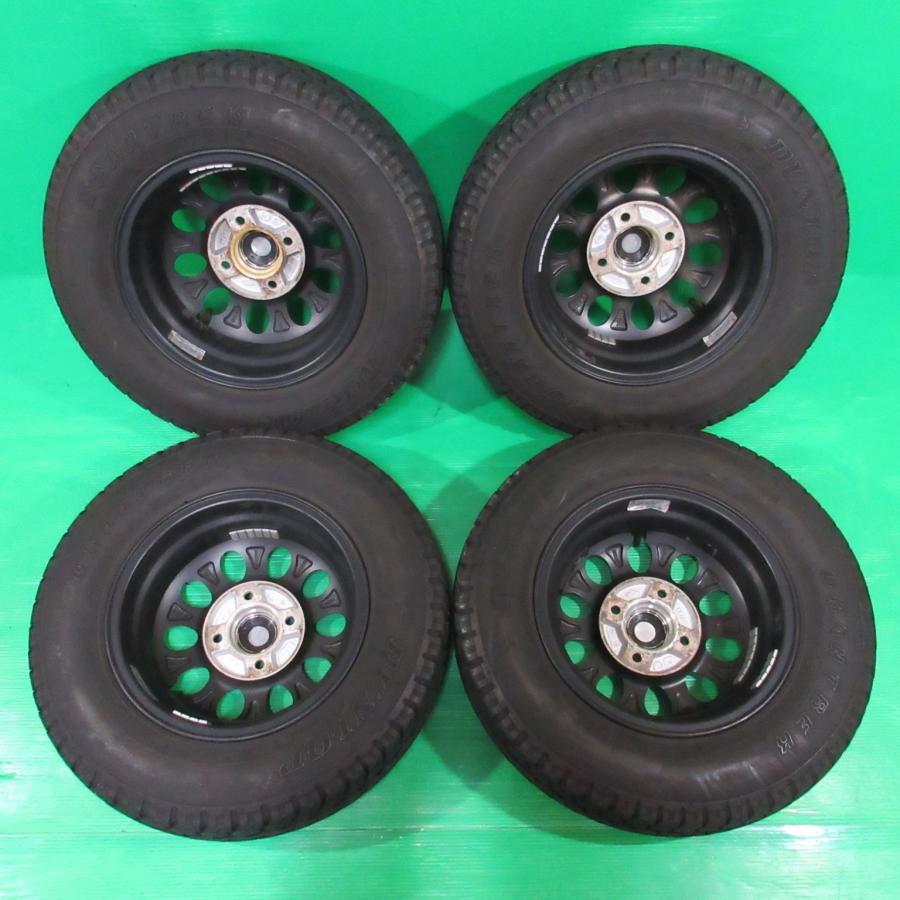 GRANDTREK バモス 145R12 6PR LT 2022年夏タイヤ 60-65%山DUNLOP 