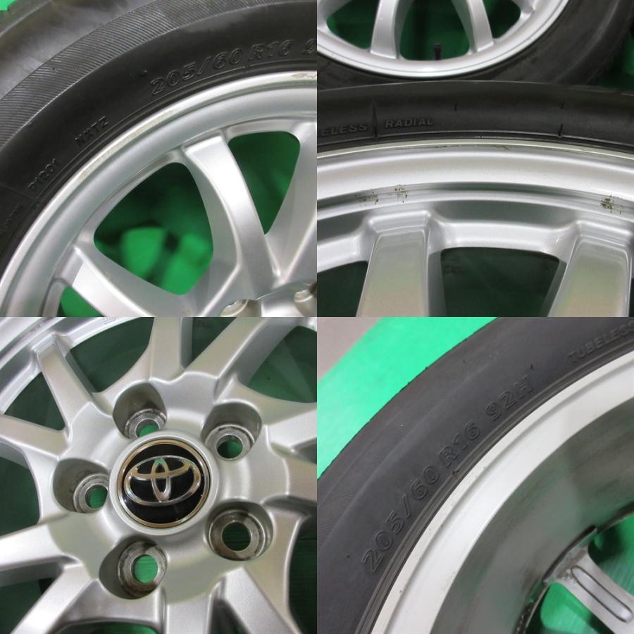 プリウス トヨタ プリウスα純正 205/60R16 夏タイヤ 50%-60%山 