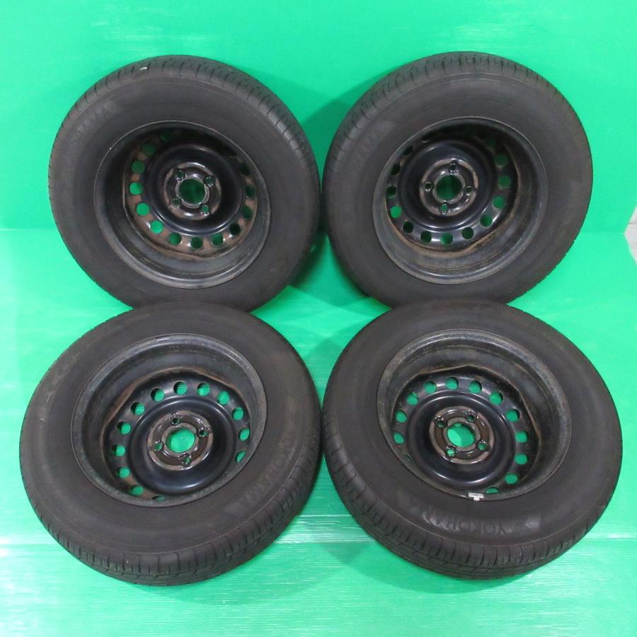 ノート E12 ノート純正 185/70R14 夏タイヤ 50%-70%山 YOKOHAMA ECOS 