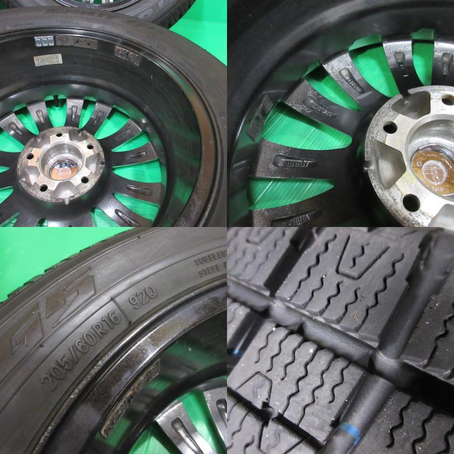 GARIT ヴォクシー 205/60R16 バリ山スタッドレス 80%山 TOYO G5