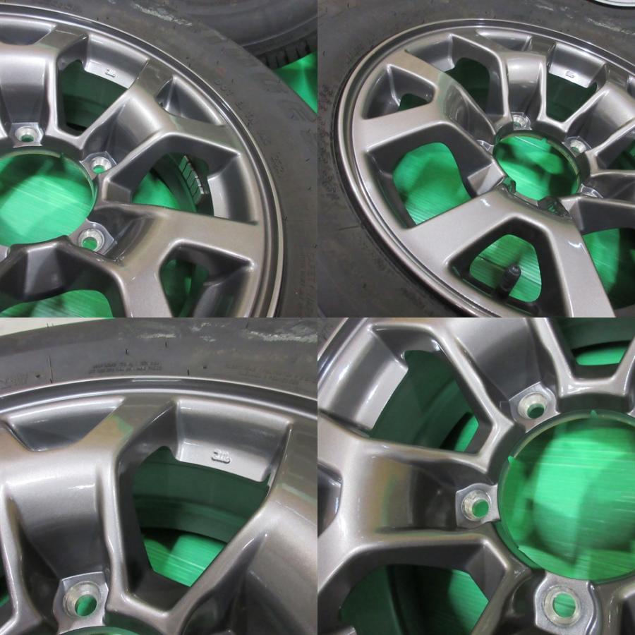 ジムニー 良品 JB74 ジムニーシエラ純正 195/80R15 バリ山夏タイヤ 85 