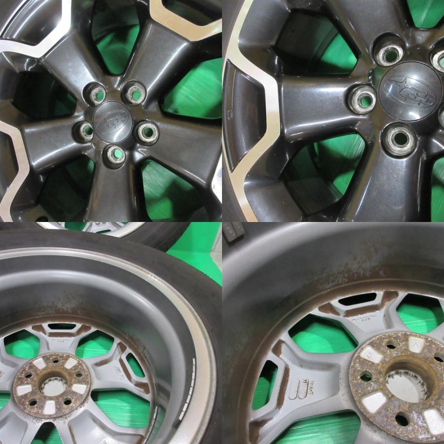 スバル XV XV純正 225/55R17 夏タイヤ 40%-50%山 BRIDGESTONE