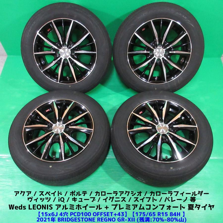 ☆バリ山 175/65R15 ダンロップ デジタイプ EC202 23年製 4本 バリ溝
